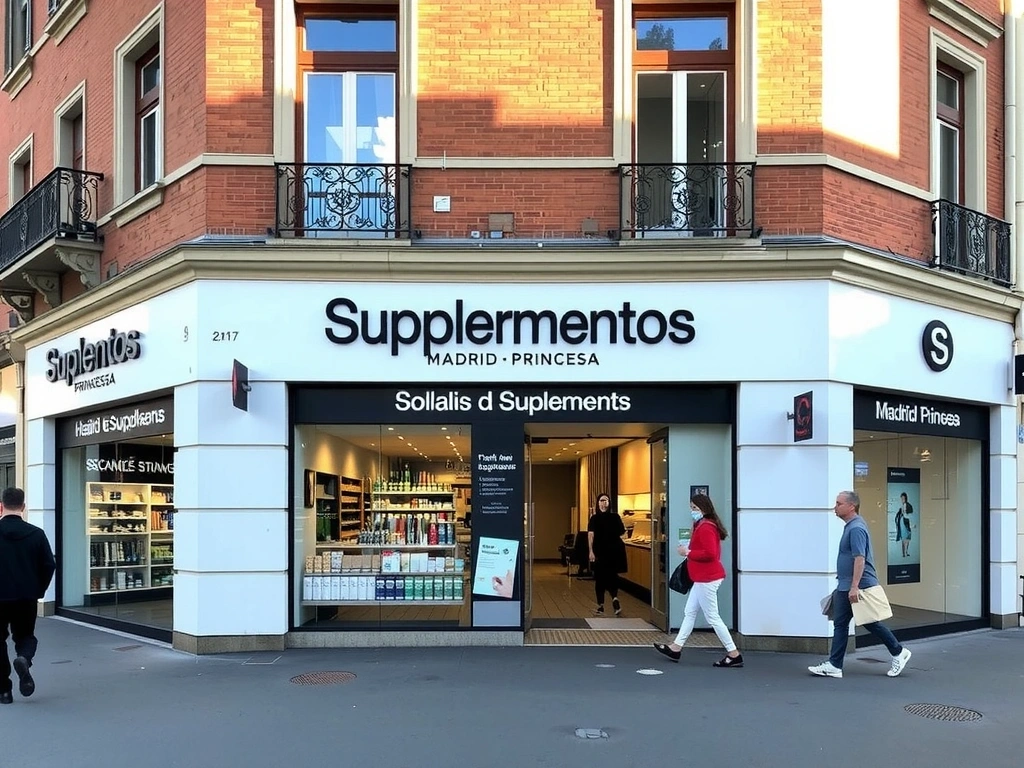 Fachada de Suplementos Madrid Princesa en Calle de la Princesa 27